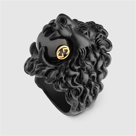 gucci ringe damen|female Gucci lion ring.